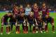 BARCELONA, SPAIN - APRIL 01: The Barcelona team pose prior to the UEFA Champions League Quarter Final first leg match between FC Barcelona and Club Atletico de Madrid at Camp Nou on April 1, 2014 in Barcelona, Spain. (Photo by Clive Rose/Getty Images)