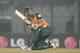 CHITTAGONG, BANGLADESH - MARCH 29: AB de Villiers of South Africa hits out for six runs during the ICC World Twenty20 Bangladesh 2014 Group 1 match between England and South Africa at Zahur Ahmed Chowdhury Stadium on March 29, 2014 in Chittagong, Banglad