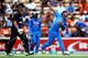 HAMILTON, NEW ZEALAND - JANUARY 22: Bhuvneshwar Kumar of India bowls as Kane Williamson of New Zealand looks on during the One Day International match between New Zealand and India at Seddon Park on January 22, 2014 in Hamilton, New Zealand. (Photo by An