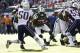 EAST RUTHERFORD, NJ - OCTOBER 20: Mike Goodson #23 of the New York Jets runs against the New England Patriots during their game at MetLife Stadium on October 20, 2013 in East Rutherford, New Jersey. (Photo by Jeff Zelevansky/Getty Images)