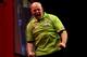 LONDON, ENGLAND - JANUARY 01: Michael van Gerwen of The Netherlands celebrates after winning a set during the final of the Ladbrokes.com World Darts Championships at Alexandra Palace on January 1, 2014 in London, England. (Photo by Ben Hoskins/Getty Ima