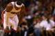 MIAMI, FL - APRIL 02: LeBron James #6 of the Miami Heat looks on during a game against the Milwaukee Bucks at American Airlines Arena on April 2, 2014 in Miami, Florida. NOTE TO USER: User expressly acknowledges and agrees that, by downloading and/or usi