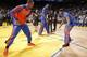 When Smith's scoring, he opens up the defense for his right-hand man, Melo.