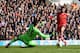 LONDON, ENGLAND - MARCH 23: Adam Lallana of Southampton scores his team's second goal past Hugo Lloris of Tottenham Hotspur during the Barclays Premier League match between Tottenham Hotspur and Southampton at White Hart Lane on March 23, 2014 in London,