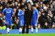 LONDON, ENGLAND - JANUARY 19: Jose Mourinho the Chelsea manager issues instructions to Willian and Oscar of Chelsea during the Barclays Premier League match between Chelsea and Manchester United at Stamford Bridge on January 19, 2014 in London, England.