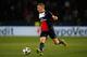 PARIS, FRANCE - MARCH 12: Lucas Digne of PSG in action during the UEFA Champions League Round of 16 second leg match between Paris Saint-Germain FC and Bayer Leverkusen at Parc des Princes on March 12, 2014 in Paris, France. (Photo by Dean Mouhtaropoulo