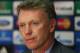 MANCHESTER, ENGLAND - MARCH 31: David Moyes the manager of Manchester United looks on as he faces the media during a press conference at Old Trafford on March 31, 2014 in Manchester, England. (Photo by Alex Livesey/Getty Images)