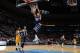DENVER, CO - JANUARY 9: Andre Roberson #21 of the Oklahoma City Thunder dunks against the Denver Nuggets on January 9, 2014 at the Pepsi Center in Denver, Colorado. NOTE TO USER: User expressly acknowledges and agrees that, by downloading and/or using thi