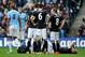 MANCHESTER, ENGLAND - APRIL 05: Jay Rodriguez of Southampton goes down injured after landing awkwardly during the Barclays Premier League match between Manchester City and Southampton at Etihad Stadium on April 5, 2014 in Manchester, England. (Photo by