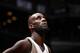 BROOKLYN, NY - JANUARY 27: Kevin Garnett #30 of the Brooklyn Nets isolated during a game at Barclays Center in Brooklyn. NOTE TO USER: User expressly acknowledges and agrees that, by downloading and or using this photograph, User is consenting to the term