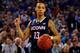 ARLINGTON, TX - APRIL 05: Shabazz Napier #13 of the Connecticut Huskies reacts during the NCAA Men's Final Four Semifinal against the Florida Gators at AT&T Stadium on April 5, 2014 in Arlington, Texas. The Connecticut Huskies defeated the Florida Gators