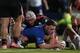 DUBLIN, IRELAND - MAY 17: Cian Healy of Leinster scores a try during the Amlin Challenge Cup Final match between Leinster and Stade Francais Paris at Royal Dublin Society on May 17, 2013 in Dublin, Ireland. (Photo by Ian Walton/Getty Images)