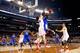 ARLINGTON, TX - APRIL 05: Julius Randle #30 of the Kentucky Wildcats goes to the basket as Frank Kaminsky #44 of the Wisconsin Badgers defends during the NCAA Men's Final Four Semifinal at AT&T Stadium on April 5, 2014 in Arlington, Texas. (Photo by Tom