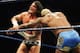 SYDNEY, AUSTRALIA - JUNE 15: CM Punk wrestles Shelton Benjamin during WWE Smackdown at Acer Arena on June 15, 2008 in Sydney, Australia. (Photo by Gaye Gerard/Getty Images)