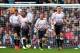 LONDON, ENGLAND - APRIL 06: Steven Gerrard (R)of Liverpool celebrates after scoring the opening goal from the penalty spot during the Barclays Premier League match between West Ham United and Liverpool at Boleyn Ground on April 6, 2014 in London, England