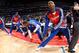 LOS ANGELES, CA - MARCH 22: Jamal Crawford #11 of the Los Angeles Clippers warms up before a game against the Detroit Pistons at STAPLES Center on March 22, 2014 in Los Angeles, California. NOTE TO USER: User expressly acknowledges and agrees that, by dow