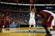 BUFFALO, NY - MARCH 20: Shabazz Napier #13 of the Connecticut Huskies shoots a free throw in overtime against the Saint Joseph's Hawks during the second round of the 2014 NCAA Men's Basketball Tournament at the First Niagara Center on March 20, 2014 in Bu