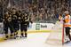 BOSTON, MA - APRIL 5: David Krejci #46 of the Boston Bruins scores a goal against the Philadelphia Flyers at the TD Garden on April 5, 2014 in Boston, Massachusetts. (Photo by Brian Babineau/NHLI via Getty Images)