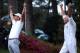 AUGUSTA, GA - APRIL 14: Adam Scott of Australia celebrates after his birdie putt on the second play off hole which saw him win the Green Jacket during the final round of the 2013 Masters at the Augusta National Golf Club on April 14, 2013 in Augusta, Geo