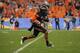 GLENDALE, AZ - JANUARY 02: Justin Gilbert #4 of the Oklahoma State Cowboys returns a kick off agains the Stanford Cardinal during the Tostitos Fiesta Bowl on January 2, 2012 at University of Phoenix Stadium in Glendale, Arizona. (Photo by Doug Pensinger