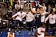 ARLINGTON, TX - APRIL 05: The Connecticut Huskies bench celebrates after defeating the Florida Gators 63-53 in the NCAA Men's Final Four Semifinal at AT&T Stadium on April 5, 2014 in Arlington, Texas. (Photo by Jamie Squire/Getty Images)