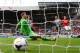 NEWCASTLE-UPON-TYNE, ENGLAND - APRIL 05: Adnan Januzaj of Manchester United (R) shoots past goalkeeper Robert Elliot of Newcastle United to score his team's fourth goal during the Barclays Premier League match between Newcastle United and Manchester Unit