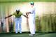 AUGUSTA, GA - APRIL 10: Rory McIlroy of Northern Ireland stands with his caddie Caroline Wozniacki during the Par 3 Contest prior to the start of the 2013 Masters Tournament at Augusta National Golf Club on April 10, 2013 in Augusta, Georgia. (Photo by