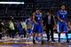 ARLINGTON, TX - APRIL 07: Aaron Harrison #2 and James Young #1 of the Kentucky Wildcats walk off the court after losing to the Connecticut Huskies 60-54 in the NCAA Men's Final Four Championship at AT&T Stadium on April 7, 2014 in Arlington, Texas. (Phot