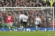 Steven Gerrard scored two and missed one penalty in Liverpool's 3-0 win over United.