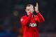 MANCHESTER, ENGLAND - APRIL 01: Wayne Rooney of Manchester United applauds the fans at the final whistle during the UEFA Champions League Quarter Final first leg match between Manchester United and FC Bayern Muenchen at Old Trafford on April 1, 2014 in Ma