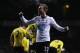 LONDON, ENGLAND - APRIL 07: Christian Eriksen of Tottenham Hotspur celebrates scoring his team's third goal during the Barclays Premier League match between Tottenham Hotspur and Sunderland at White Hart Lane on April 7, 2014 in London, England. (Photo