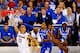 ARLINGTON, TX - APRIL 07: Shabazz Napier #13 of the Connecticut Huskies goes to the basket as Andrew Harrison #5 of the Kentucky Wildcats defends during the NCAA Men's Final Four Championship at AT&T Stadium on April 7, 2014 in Arlington, Texas. (Photo b