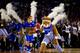 ARLINGTON, TX - APRIL 07: The Kentucky Wildcats mascot performs before the NCAA Men's Final Four Championship against the Connecticut Huskies at AT&T Stadium on April 7, 2014 in Arlington, Texas. (Photo by Jamie Squire/Getty Images)