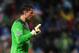 MADRID, SPAIN - APRIL 02: Roman Weidenfeller of Borussia Dortmund reacts during the UEFA Champions League Quarter Final first leg match between Real Madrid and Borussia Dortmund at Estadio Santiago Bernabeu on April 2, 2014 in Madrid, Spain. (Photo by De