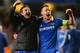 LONDON, ENGLAND - APRIL 08: Frank Lampard and John Terry of Chelsea celebrate victory during the UEFA Champions League Quarter Final second leg match between Chelsea and Paris Saint-Germain FC at Stamford Bridge on April 8, 2014 in London, England. (Phot