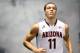 LAS VEGAS, NV - MARCH 15: Aaron Gordon #11 of the Arizona Wildcats is introduced before the championship game of the Pac-12 Basketball Tournament against the UCLA Bruins at the MGM Grand Garden Arena on March 15, 2014 in Las Vegas, Nevada. UCLA won 75-71