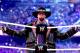 Undertaker before he entered the ring against Brock Lesnar.