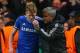 LONDON, ENGLAND - APRIL 08: Jose Mourinho manager of Chelsea speaks to Andre Schurrle of Chelsea after their second goal during the UEFA Champions League Quarter Final second leg match between Chelsea and Paris Saint-Germain FC at Stamford Bridge on Apri