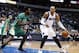 Mar 17, 2014; Dallas, TX, USA; Dallas Mavericks forward Shawn Marion (0) dribbles as Boston Celtics forward Jeff Green (8) defends during the game at American Airlines Center. Dallas won 94-89. Mandatory Credit: Kevin Jairaj-USA TODAY Sports