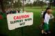 AUGUSTA, GA - APRIL 08: Golf fans watch the play near the seventh hole during a practice round prior to the start of the 2014 Masters Tournament at Augusta National Golf Club on April 8, 2014 in Augusta, Georgia. (Photo by Rob Carr/Getty Images)