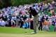 AUGUSTA, GA - APRIL 08: Adam Scott of Australia watches a putt during a practice round prior to the start of the 2014 Masters Tournament at Augusta National Golf Club on April 8, 2014 in Augusta, Georgia. (Photo by Rob Carr/Getty Images)