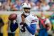 JACKSONVILLE, FL - DECEMBER 15: EJ Manuel #3 of the Buffalo Bills attempts a pass during the game against the Jacksonville Jaguars at EverBank Field on December 15, 2013 in Jacksonville, Florida. (Photo by Sam Greenwood/Getty Images)