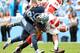 CHAPEL HILL, NC - OCTOBER 27: Brandon Bishop #30 of the North Carolina State Wolfpack breaks up a pass intended for Eric Ebron #85 of the North Carolina Tar Heels during play at Kenan Stadium on October 27, 2012 in Chapel Hill, North Carolina. North Caro