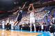 OKLAHOMA CITY, OK - MAY 7: Thabo Sefolosha #2 of the Oklahoma City Thunder shoots a three-pointer against Tony Allen #9 of the Memphis Grizzlies in Game Two of the Western Conference Semifinals during the 2013 NBA Playoffs on May 7, 2013 at the Chesapeake