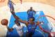 LOS ANGELES, CA - APRIL 9: Chris Paul #3 of the Los Angeles Clippers goes up for a shot against the Oklahoma City Thunder at Staples Center on April 9, 2014 in Los Angeles, California. NOTE TO USER: User expressly acknowledges and agrees that, by download