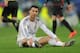 MADRID, SPAIN - MARCH 29: Cristiano Ronaldo of Real Madrid FC looks on during the La Liga match between Real Madrid CF and Rayo Vallecano de Madrid at Santiago Bernabeu stadium on March 29, 2014 in Madrid, Spain. (Photo by Denis Doyle/Getty Images)