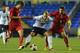 Kane in action for the England Under-21s in 2013.