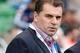 MELBOURNE, AUSTRALIA - DECEMBER 28: National coach Ange Postecoglou looks on during the round 12 A-League match between Melbourne Victory and the Western Sydney Wanderers at AAMI Park on December 28, 2013 in Melbourne, Australia. (Photo by Darrian Trayn