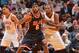 MIAMI, FL - JANUARY 29: LeBron James #6 of the Miami Heat looks for the ball against Kevin Durant #35 of the Oklahoma City Thunder at the American Airlines Arena in Miami, Florida on Jan. 29, 2014. NOTE TO USER: User expressly acknowledges and agrees that