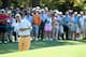 AUGUSTA, GA - APRIL 10: Bill Haas of the United States plays a shot to the first green during the first round of the 2014 Masters Tournament at Augusta National Golf Club on April 10, 2014 in Augusta, Georgia. (Photo by Andrew Redington/Getty Images)
